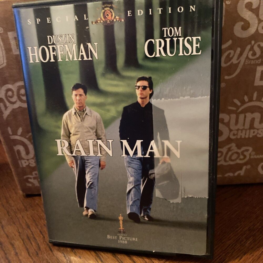 Rain Man (DVD, 1988) Tom Cruise Dustin Hoffman Bes Actor & Picture Oscar Winner